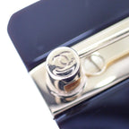 Chanel Perfume Bottle Brooch Metal Resin Black Gold CC Logo — view 9