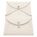 Hermes Calvi Duo Spring Horse Voswift Blanc Coin Case — view 5