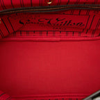 Louis Vuitton Damier Neverfull PM Tote Ebene Brown Leather — view 4
