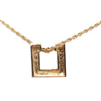 Dior Vintage Earrings Necklace Set Gold Black Plated Rhinestone — view 2