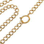 Chanel 31 Rue Cambon Vintage Coin Motif Chain Pendant Necklace Gold Plated — view 4