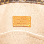 Louis Vuitton Monogram Sac Plat Tote Brown Leather — view 5