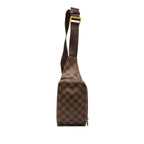 Louis Vuitton Damier Geronimos Belt Bag Brown Leather