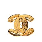 Chanel Quilted CC Logo Brooch Gold Plated — view 2