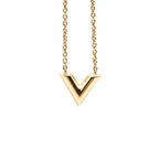 Louis Vuitton Essential Chain Pendant Necklace Gold Plated — view 2