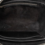 Celine Trifold Chain Shoulder Bag Black Leather — view 4