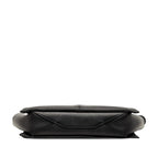 Celine Trifold Chain Shoulder Bag Black Leather — view 3