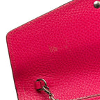 Gucci Dionysus Crossbody Chain Wallet Shoulder Bag Pink Leather Crystal — view 4