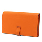 Hermes Bearn Souffle Wallet Orange Veau Epsom — view 2