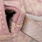 Fendi Zucchino Crossbody Shoulder Bag Light Purple Canvas Leather — view 5