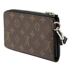 Louis Vuitton Monogram Macassar Zippy Dragonne L-shaped Zipper Wallet Brown — view 2