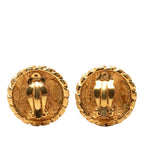 Chanel Vintage CC Logo Earrings Gold Plated — view 2