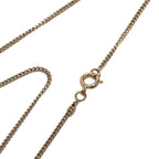 Chanel CC Logo Pendant Necklace Gold Black Plated — view 4