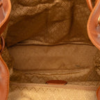 Gucci Bamboo Backpack Brown Leather — view 5