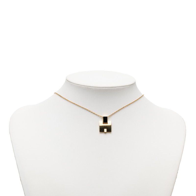 Hermes Irene Pendant Necklace Gold Plated — view 4