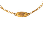 Louis Vuitton Monogram Flower Full LV Circle Bracelet Gold Plated — view 5