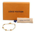 Louis Vuitton Monogram Flower Full LV Circle Bracelet Gold Plated — view 7