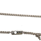 Louis Vuitton Monogram Eclipse Collier Charm Necklace Black Silver Metal — view 6