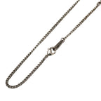 Louis Vuitton Monogram Eclipse Collier Charm Necklace Black Silver Metal — view 5