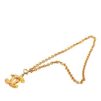 Chanel Quilted CC Logo Chain Necklace Gold Plated — view 3