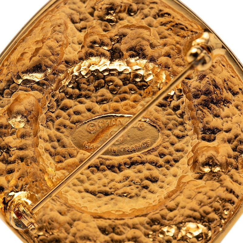 Chanel Vintage Brooch Gold Plated Faux Pearl — view 3