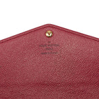 Louis Vuitton Monogram Portefeuille Sarah Wallet Brown Fuchsia Leather — view 6