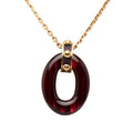 Louis Vuitton Pendentif Gimmeakuru Pendant Necklace Gold Red Plated