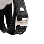 Louis Vuitton Damier Graphite Snap It Bracelet Black Metal — view 4