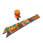 Hermes Twilly Pelages ET Camouflage Wild and Scarf Multicolor Silk — view 5