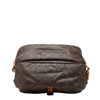 Louis Vuitton Monogram Saumur 35 Crossbody Shoulder Bag Brown Leather — view 3