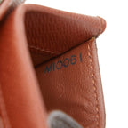 Louis Vuitton Monogram Porte-Monnaie Coin Case Brown Leather — view 8
