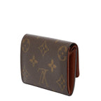 Louis Vuitton Monogram Porte-Monnaie Coin Case Brown Leather — view 2