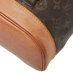 Louis Vuitton Monogram Montsouris MM Backpack Brown Leather — view 4