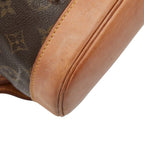 Louis Vuitton Monogram Montsouris MM Backpack Brown Leather — view 5