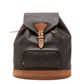 Louis Vuitton Monogram Montsouris MM Backpack Brown Leather