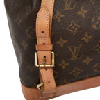 Louis Vuitton Monogram Montsouris MM Backpack Brown Leather — view 9