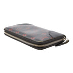 Louis Vuitton Monogram Rouge Zippy Wallet Black Red Leather — view 7