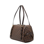 Louis Vuitton Damier Rivington PM Shoulder Bag Brown Leather — view 2