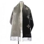 Louis Vuitton Echarpe Reykjavik Gradient Scarf Gray KH — view 2