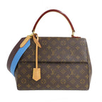 Louis Vuitton Monogram Cluny MM 2-Way Hand Shoulder Gold Handbag