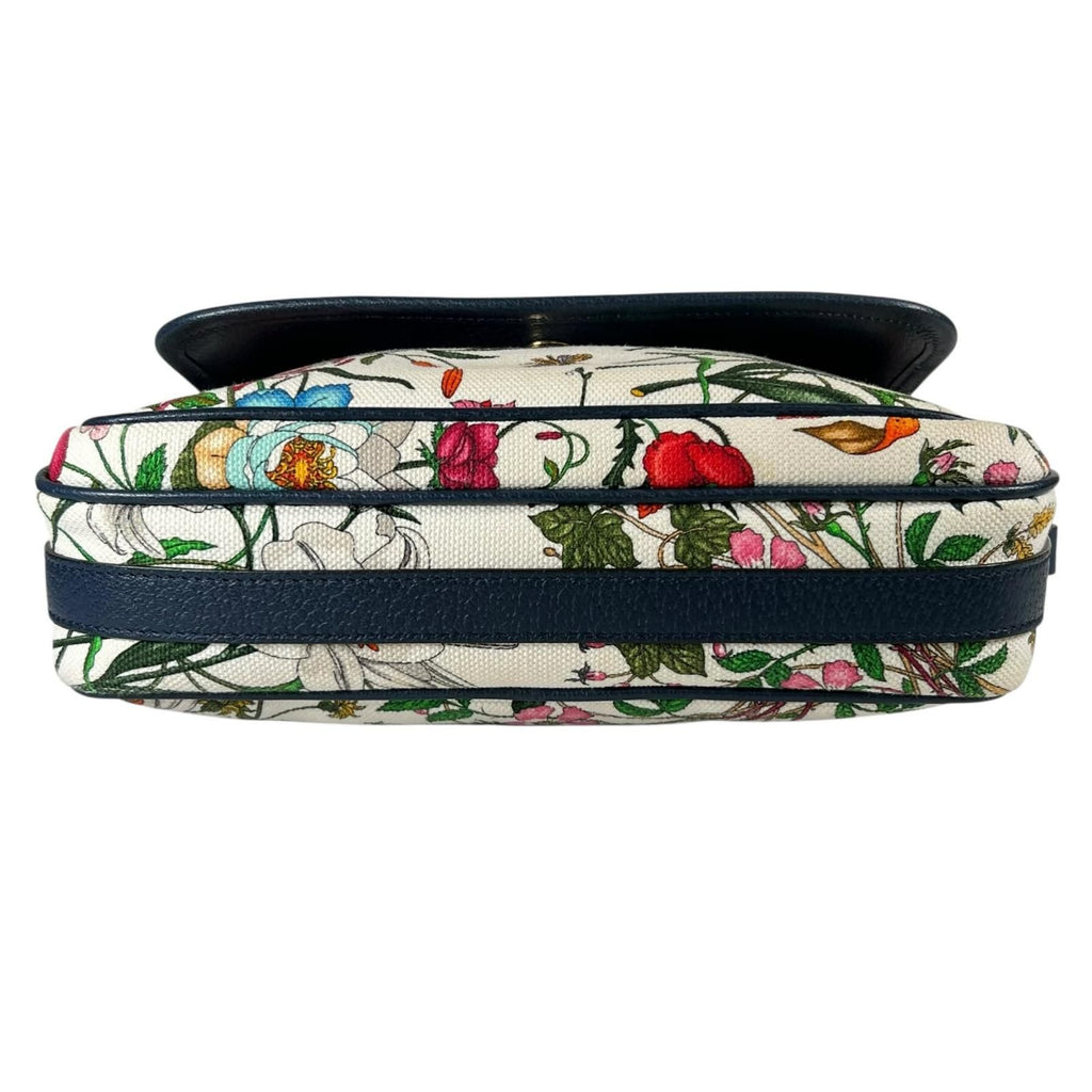 Gucci GG Floral Shoulder Bag Canvas Multicolor — view 4
