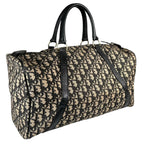 Dior Trotter Boston Bag Canvas Leather Beige — view 3
