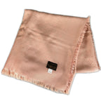 Louis Vuitton Monogram Shine Shawl Silk Wool Pink Scarf — view 2