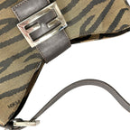 Fendi Hobo Handbag Nylon Brown — view 6