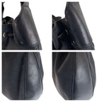 Gucci Black Nylon Leather Hobo Shoulder Bag — view 6