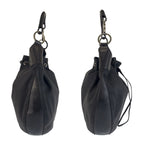 Gucci Black Nylon Leather Hobo Shoulder Bag — view 8