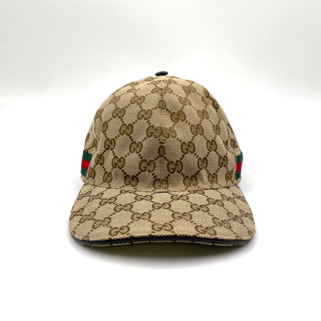 Gucci GG Canvas Brown Hat Silver — view 2