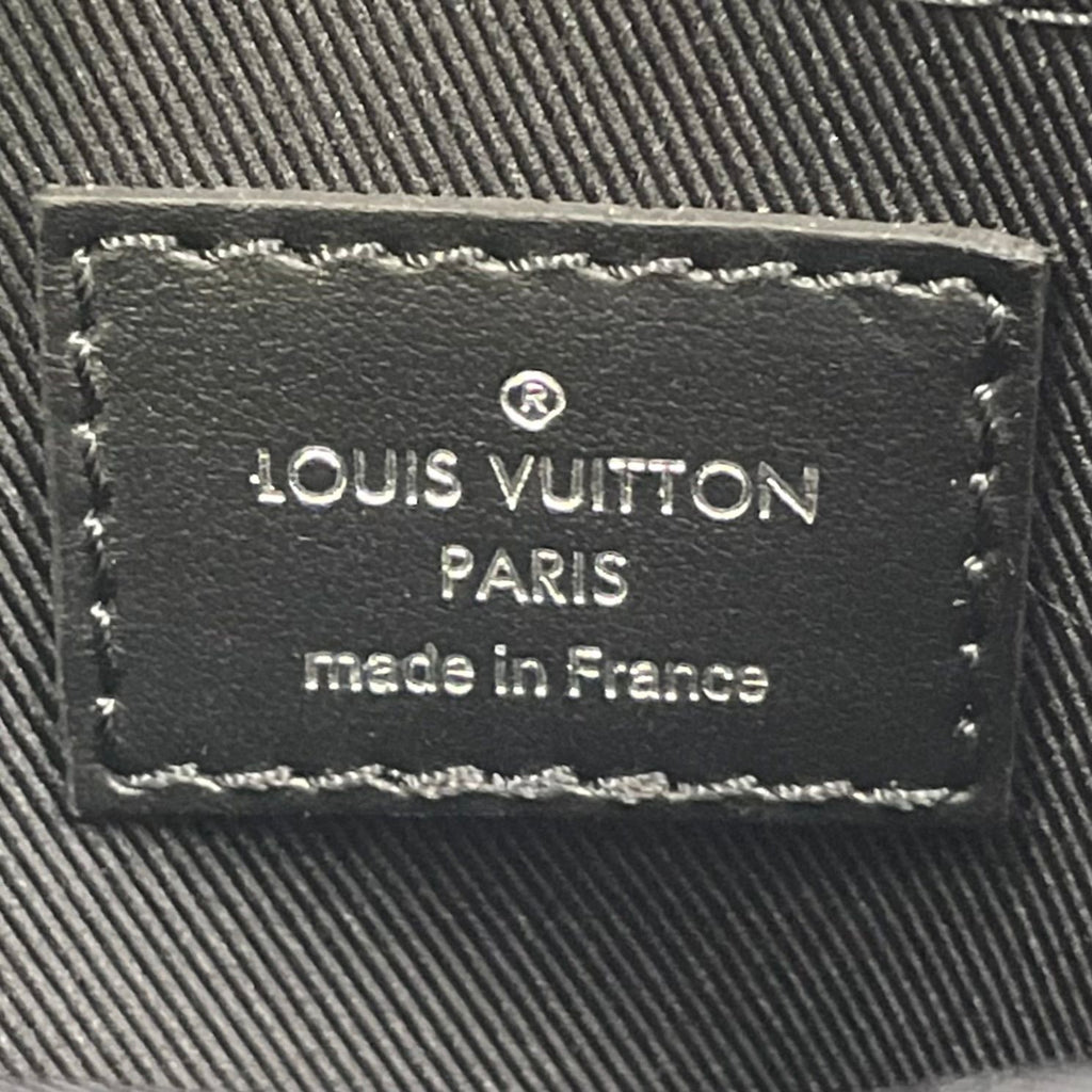 Louis Vuitton Amazon Sling Bag Damier Graphite Leather Black Silver — view 3