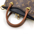 Louis Vuitton Pallas BB Noir Monogram Leather Brown Black Handbag — view 5