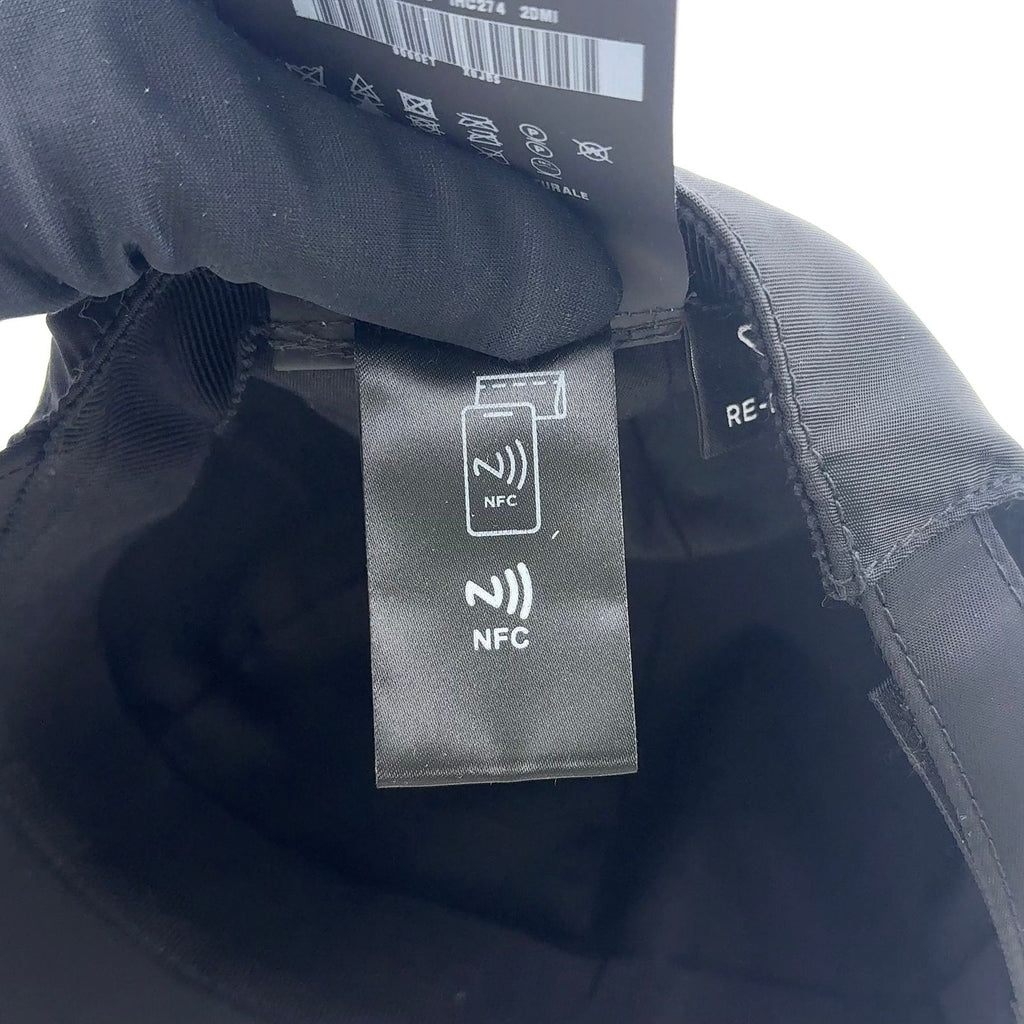 Prada Triangle Logo Nylon Black Hat — view 5